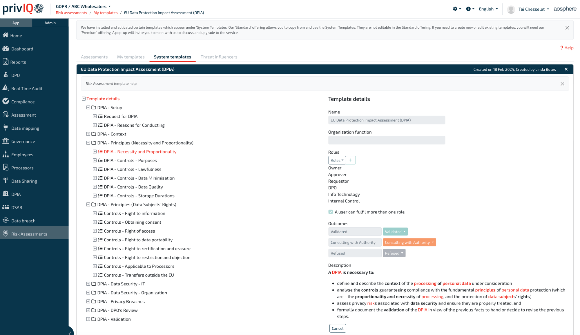Data Privacy DPIA