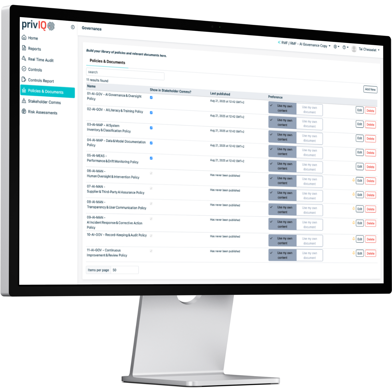 GovAI Screen Feature 2