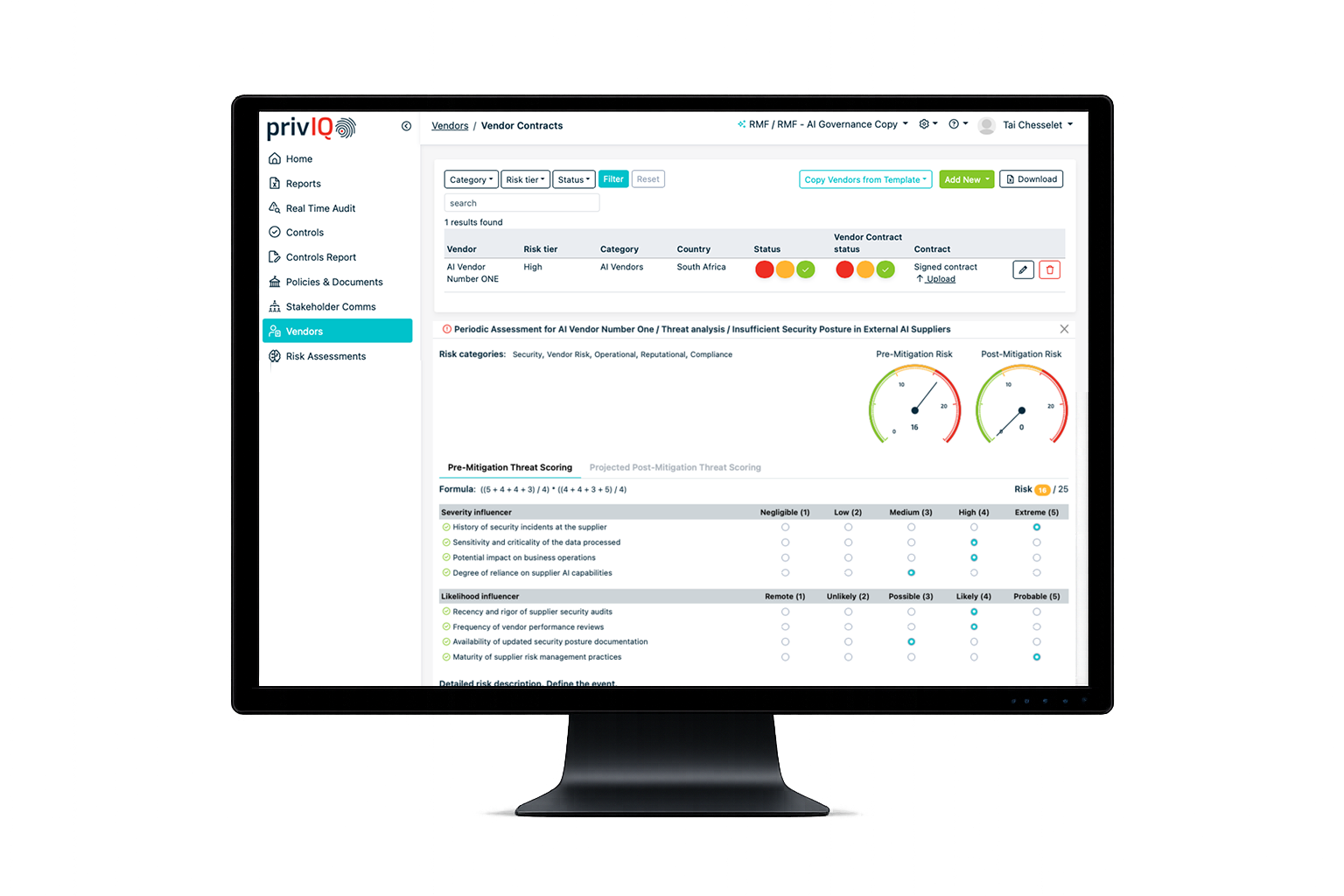 vendor Gov AI web